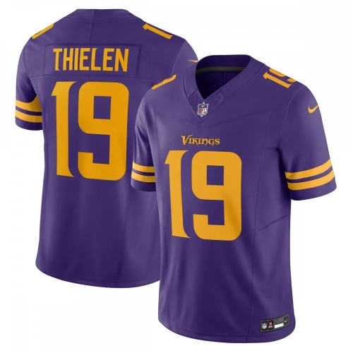 Adam Thielen Vikings Jersey Nike Vapor FUSE Alternate Purple