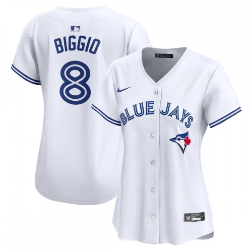 Cavan Biggio Jersey Toronto Blue Jays Women's White Home
