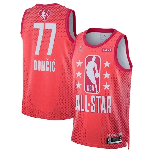 Luka Doncic Jersey Men's 2022 NBA All-Star Game Maroon Swingman