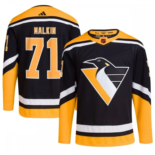 Evgeni Malkin Reverse Retro 2.0 Jersey Black Penguins Adidas