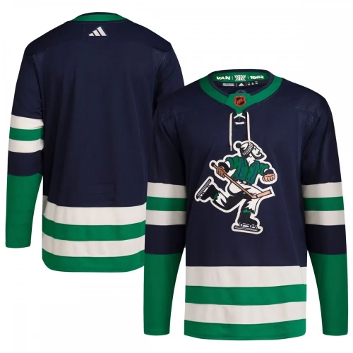 Vancouver Canucks Reverse Retro 20 Jersey Navy Blank
