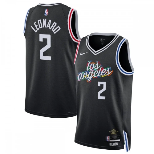 Kawhi Leonard Clippers City Edition Jersey 2022-23 Black