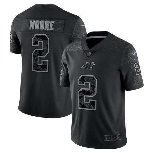 D.J. Moore Carolina Panthers Nike Limited Jersey Black Reflective