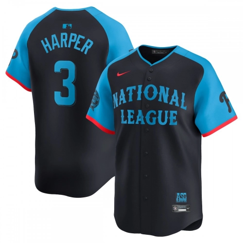 Bryce Harper 2024 MLB All-Star Jersey Phillies Navy