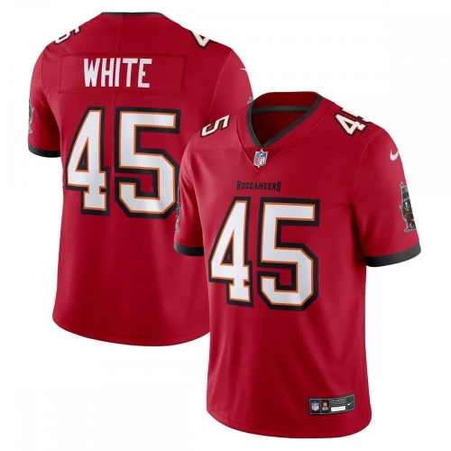 Devin White Buccaneers Jersey Red Nike Dri-FIT Vapor Limited