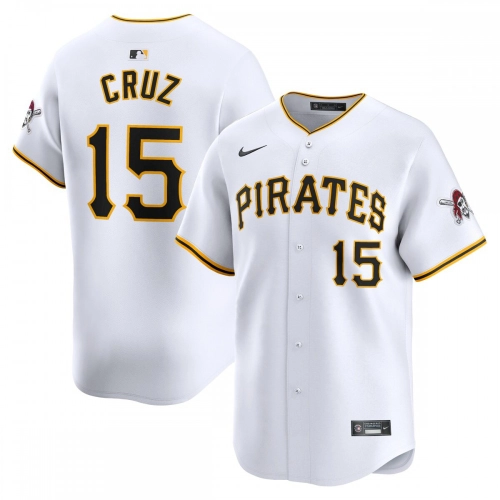 Oneil Cruz Pirates Home Jersey White Limited Player Edition