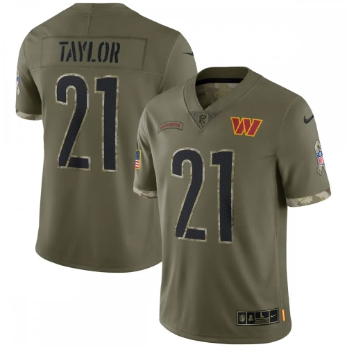 Sean Taylor Commanders Jersey 2022 Salute to Service Olive