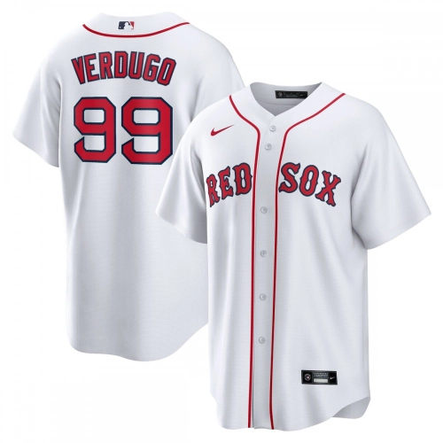 Alex Verdugo Red Sox Jersey White Nike Replica