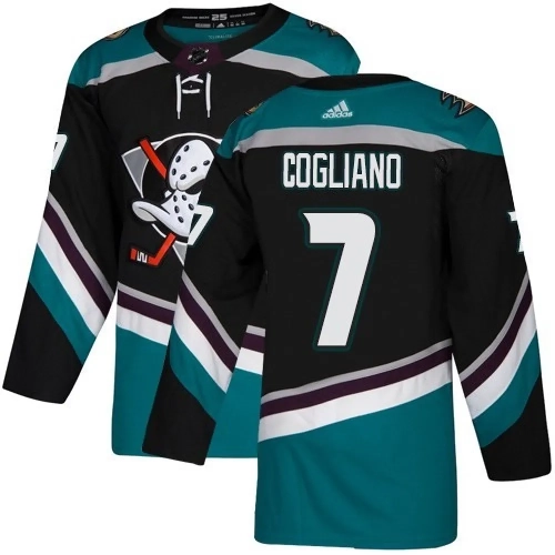 Andrew Cogliano Jersey Anaheim Ducks #7 Green Alternate Adidas