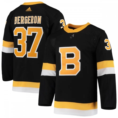 Patrice Bergeron Bruins Alternate Jersey Black adidas