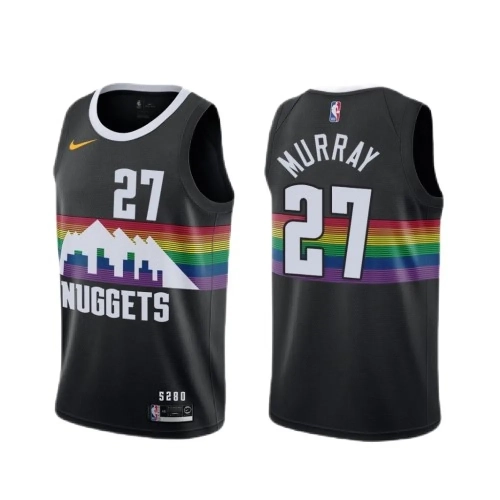 Jamal Murray Nuggets City Edition Jersey Black Nike