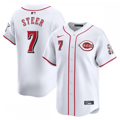 Cincinnati Reds Steer Limited Nike Home Jersey