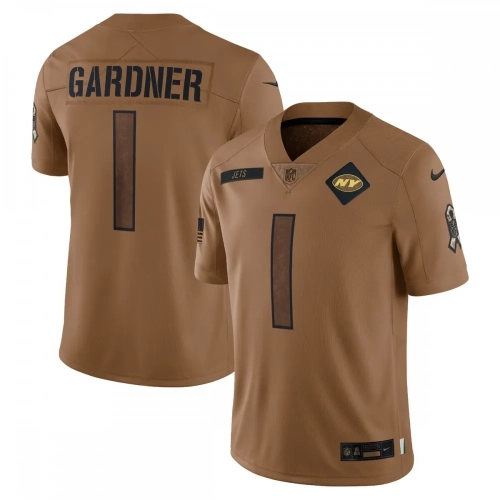 Ahmad Sauce Gardner Jets Salute to Service Jersey 2023