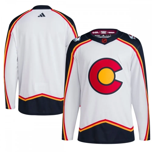 Colorado Avalanche Reverse Retro 20 Jersey White Authentic