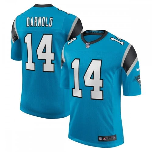 Carolina Panthers Sam Darnold Jersey Blue Nike Vapor Limited