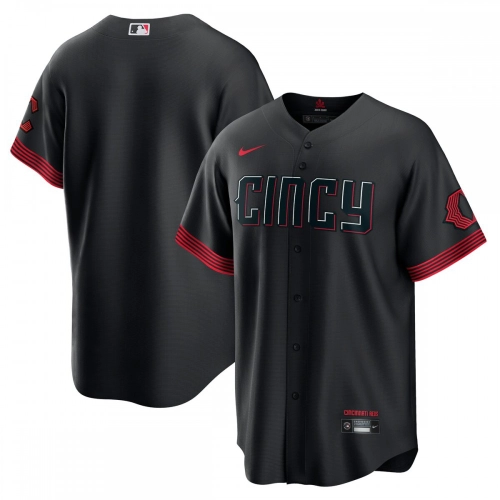 Cincinnati Reds City Connect Jersey 2023 Black Nike Replica