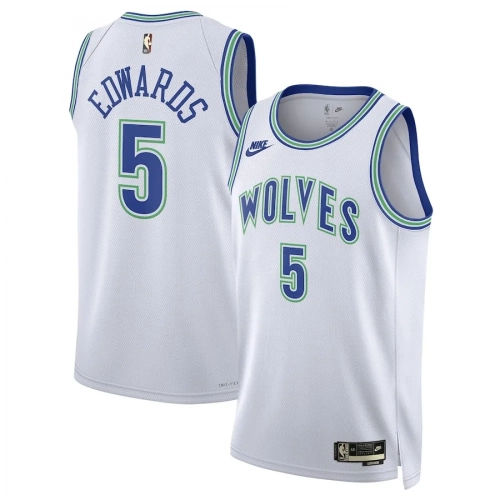 Anthony Edwards Jersey Nike Timberwolves 2023-24 White Swingman