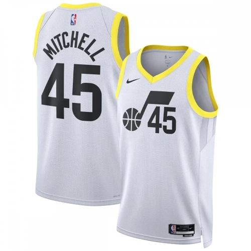 Donovan Mitchell Jazz Jersey 2022-23 Icon Edition White