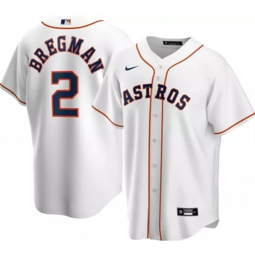 Alex Bregman Jersey Houston Astros 2020 Home White Nike Men's