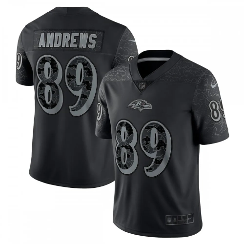 Baltimore Ravens Mark Andrews Nike Jersey Black Reflective