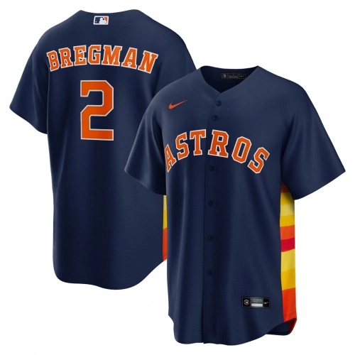 Alex Bregman Astros Jersey Navy Alternate Nike Player Name