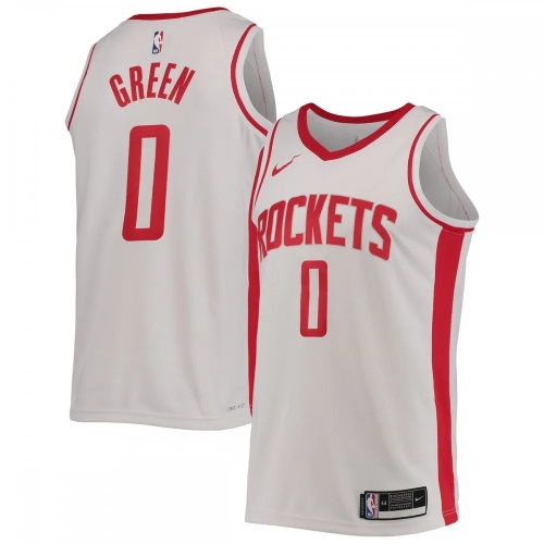 Jalen Green Rockets Jersey 2021-22 White Association Edition