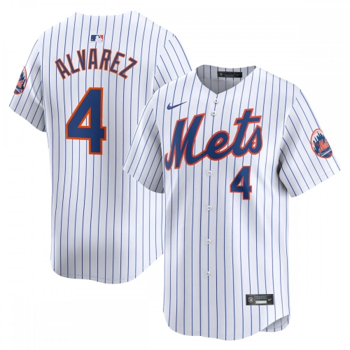 Francisco Alvarez Mets Jersey White Home Edition
