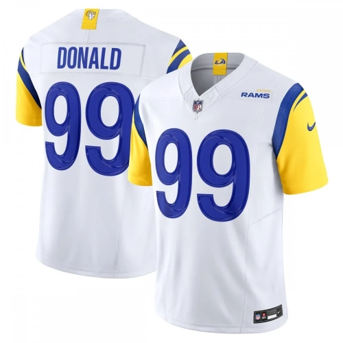 Aaron Donald Rams Vapor FUSE Jersey White Limited Edition