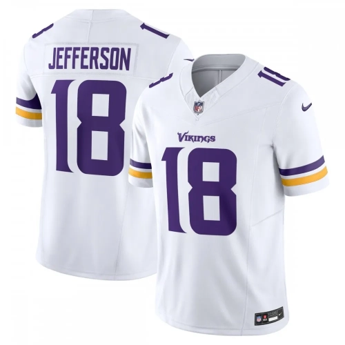 Justin Jefferson White Vikings Vapor FUSE Jersey - Limited Edition