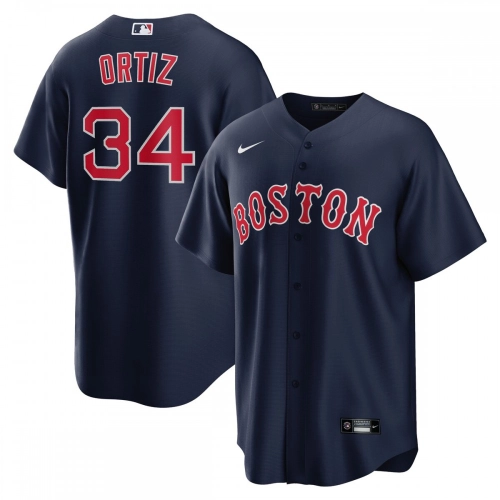 David Ortiz Jersey Nike Red Sox Navy Alternate