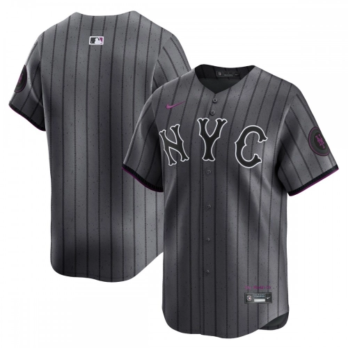 2024 Mets City Connect Jersey Graphite Limited Edition by Nike