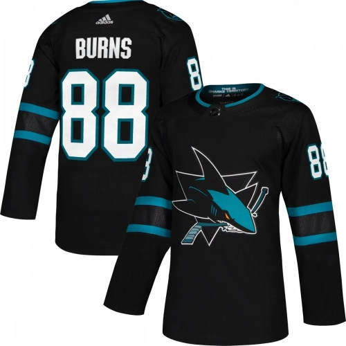 Brent Burns Sharks Jersey Black Alternate Authentic