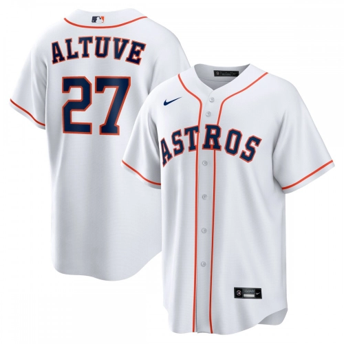 Houston Astros Altuve Jersey White Home Replica