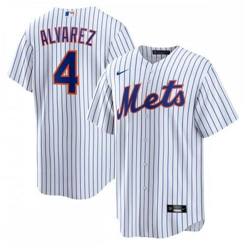 Francisco Alvarez Mets Jersey White Nike Replica