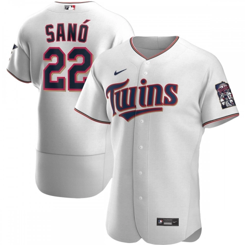 Miguel Sano Twins Jersey Nike Authentic Home White