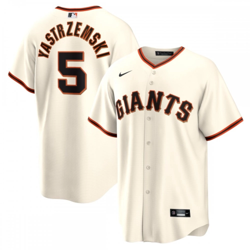 Mike Yastrzemski Giants Jersey Nike Home Replica