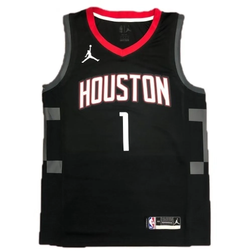 Tracy McGrady Rockets Jersey Black Statement Edition