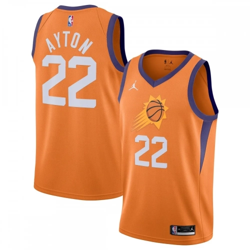 Deandre Ayton Suns Jersey 2020-21 Statement Edition Orange