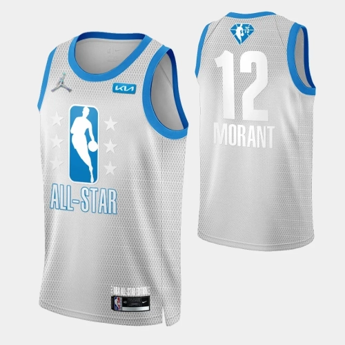 Ja Morant All-Star Jersey 2022 Gray Swingman