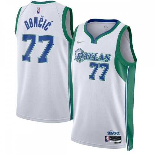 Luka Doncic Mavericks City Edition Jersey 2021-22 Nike Swingman White