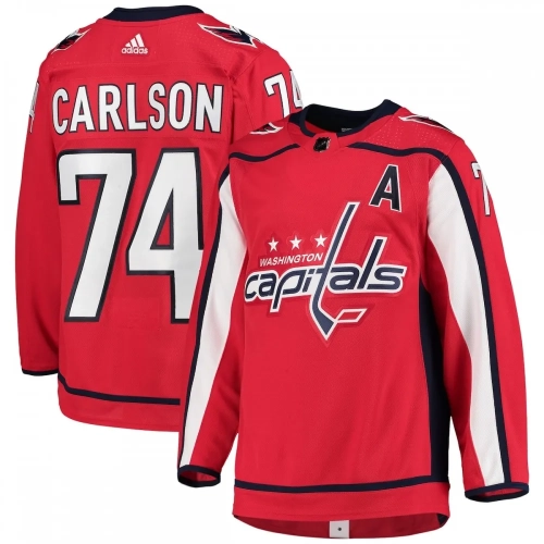 John Carlson Jersey Capitals Red Home Authentic