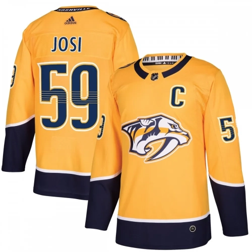 Nashville Predators Josi Jersey Authentic Gold Home Adidas