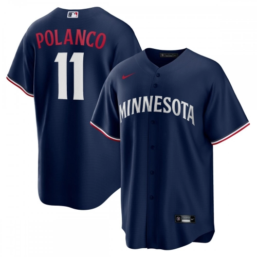 Jorge Polanco Twins Jersey Navy Alternate Nike