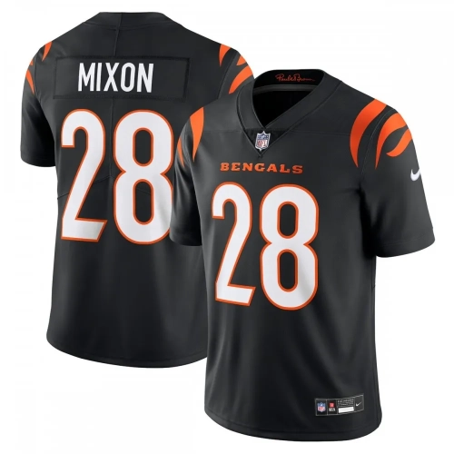 Joe Mixon Bengals Jersey Nike Vapor Untouchable Limited Black