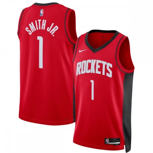 Jabari Smith Jr Rockets Jersey 2022 NBA Draft Icon Edition Red