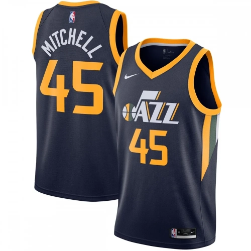 Donovan Mitchell Jazz Jersey 2020-21 Icon Edition Navy
