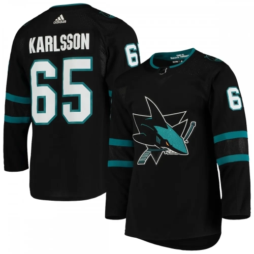 Erik Karlsson Sharks Alternate Jersey Black adidas