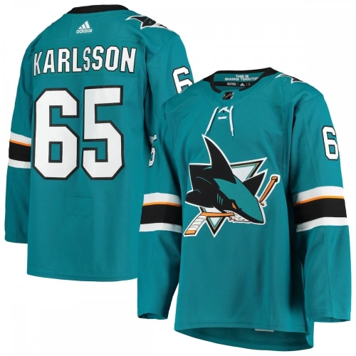 Erik Karlsson Sharks Jersey Authentic Adidas Teal