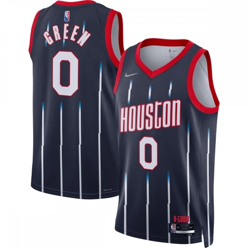 Jalen Green City Edition Jersey Navy Blue Rockets 2021-22