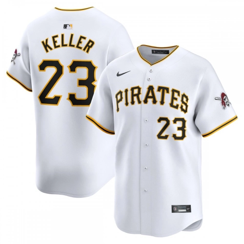 Mitch Keller Pirates Jersey White Nike Limited Home